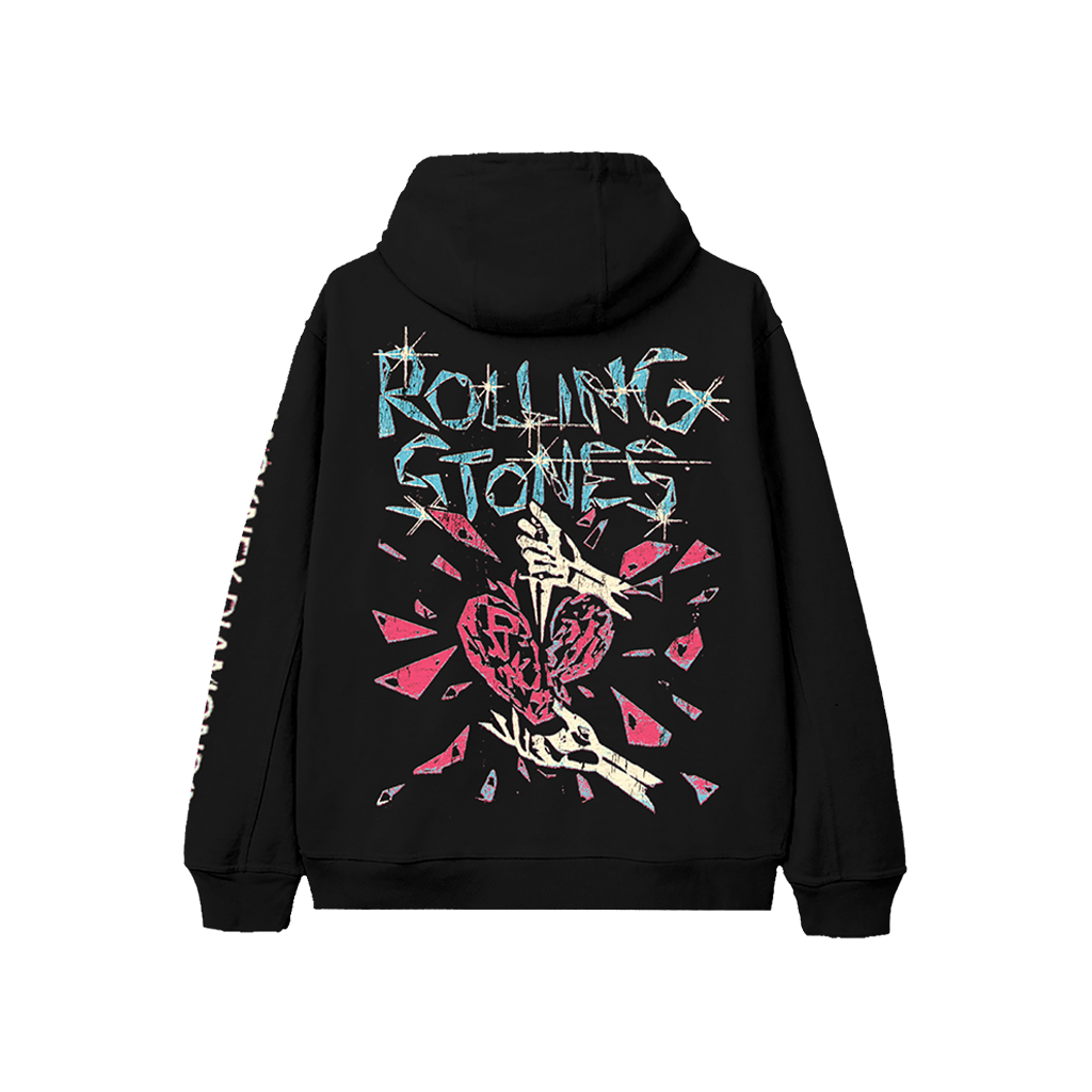 Hackney Diamonds Zip Up Glimmer Hoodie Back