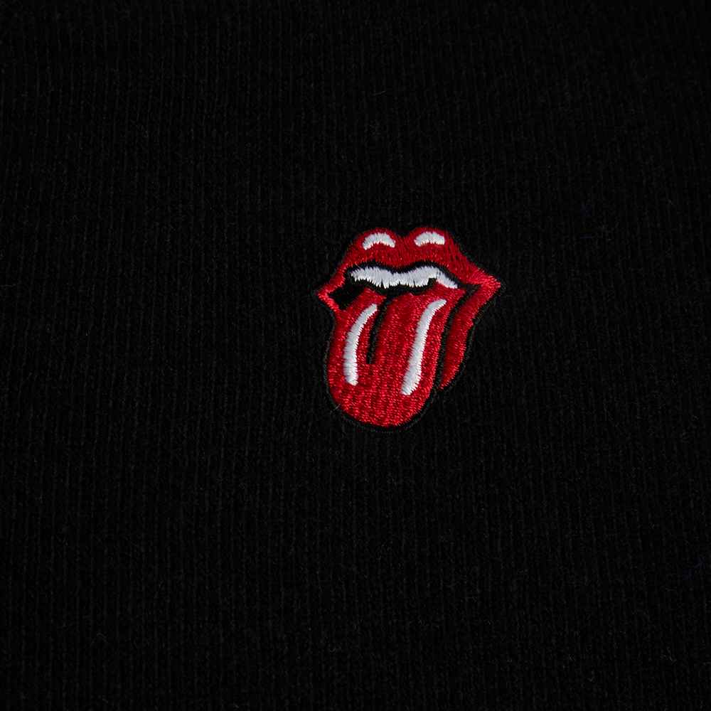 RS9 Merino Black Cardigan Detail