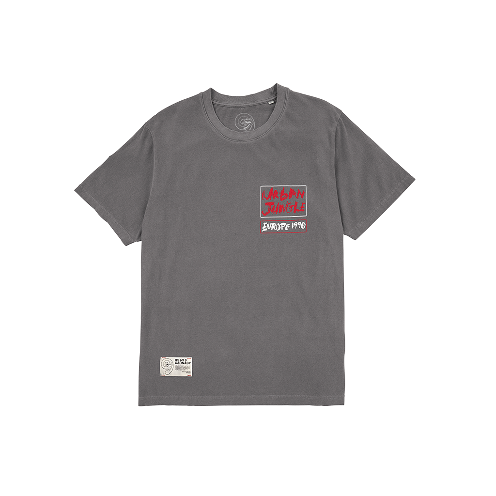 URBAN JUNGLE CHARCOAL '90 TOUR T-SHIRT Front