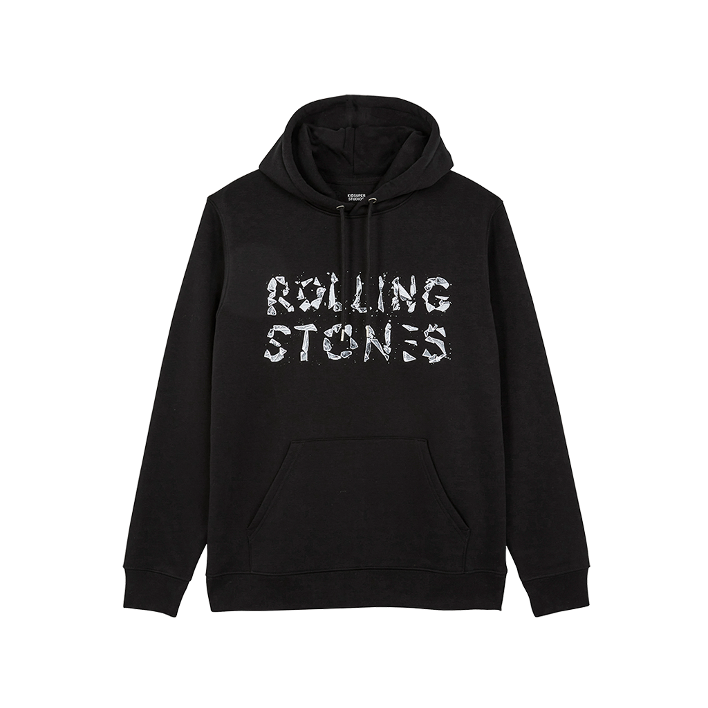 RS No. 9 x KidSuper Real Shattered Glass Photo Hoodie Front