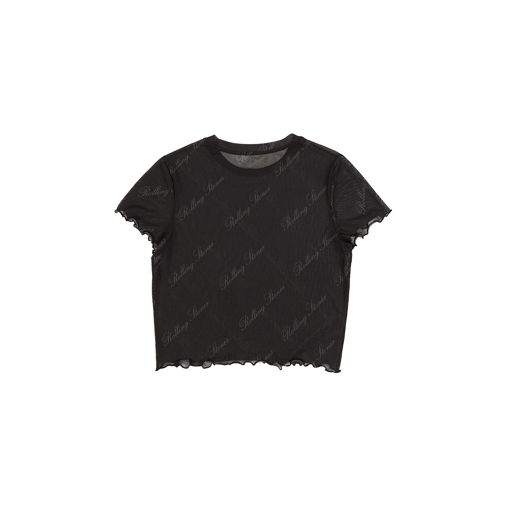 Stones Mesh Baby Tee Front