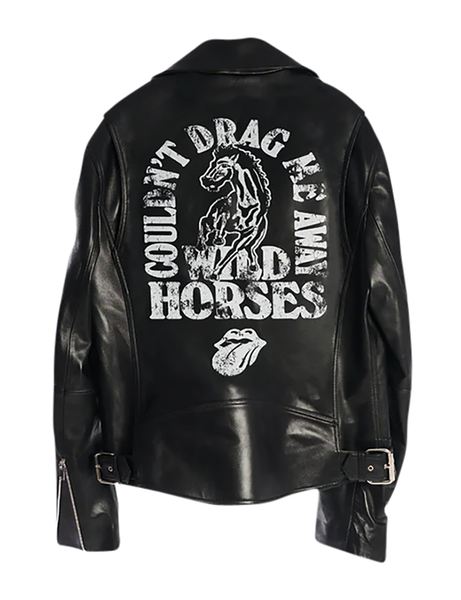 Wild Horse☆羊革☆ old leather bomber jacket