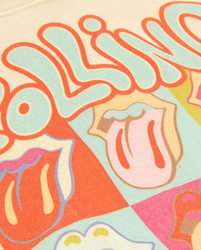 Pop Art Lick Multi Logo Hoodie Alt Text Detail
