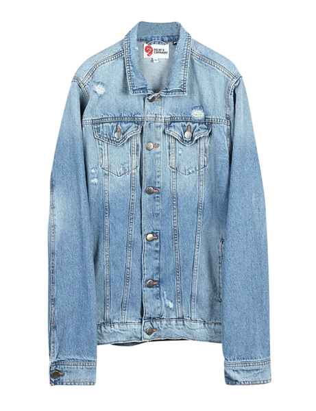 Jean jacket front and back online