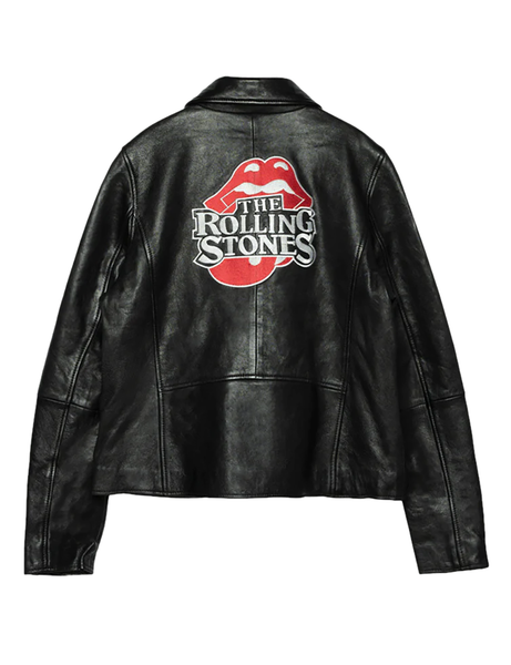 JFK Stadium Rolling Stones Leather Jacket