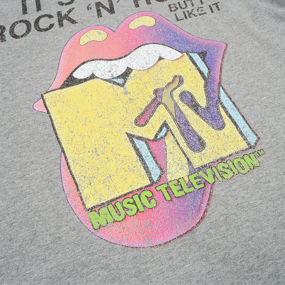 Rolling Stones x MTV IT'S ONLY ROCK 'N ROLL T-Shirt Detail