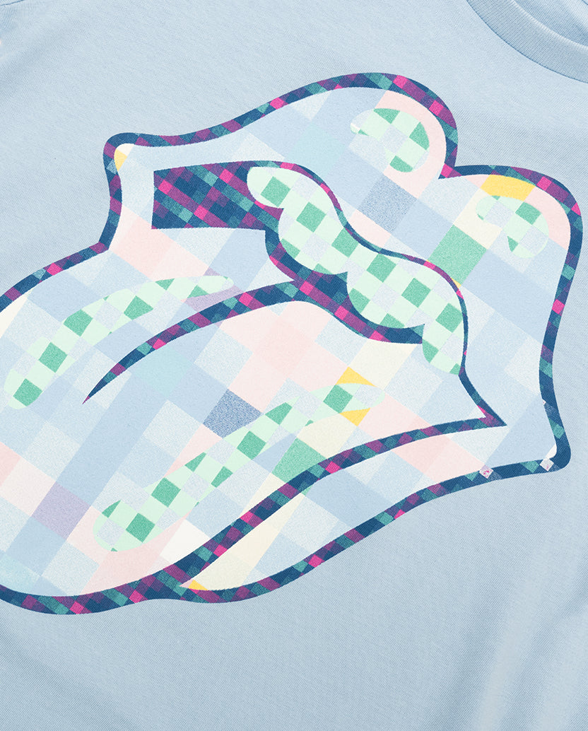 Gingham Tongue Kids Graphic T-Shirt Detail
