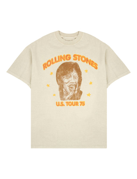 Rolling Stones The New York City 75' (Grey) Burnout T-Shirt (Small