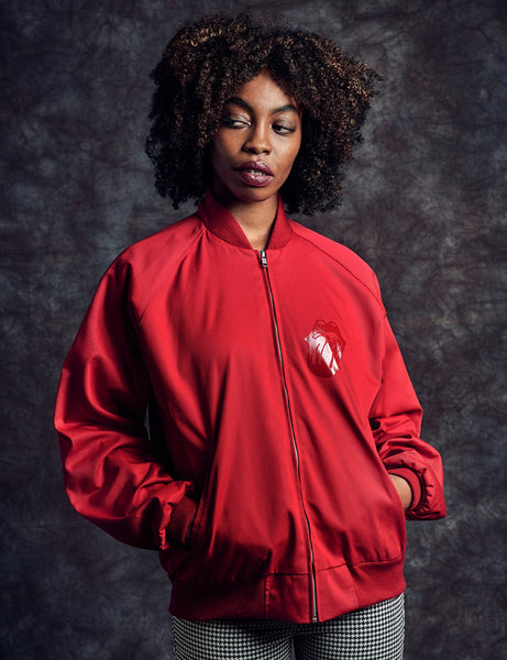 Rolling stones bomber outlet jacket