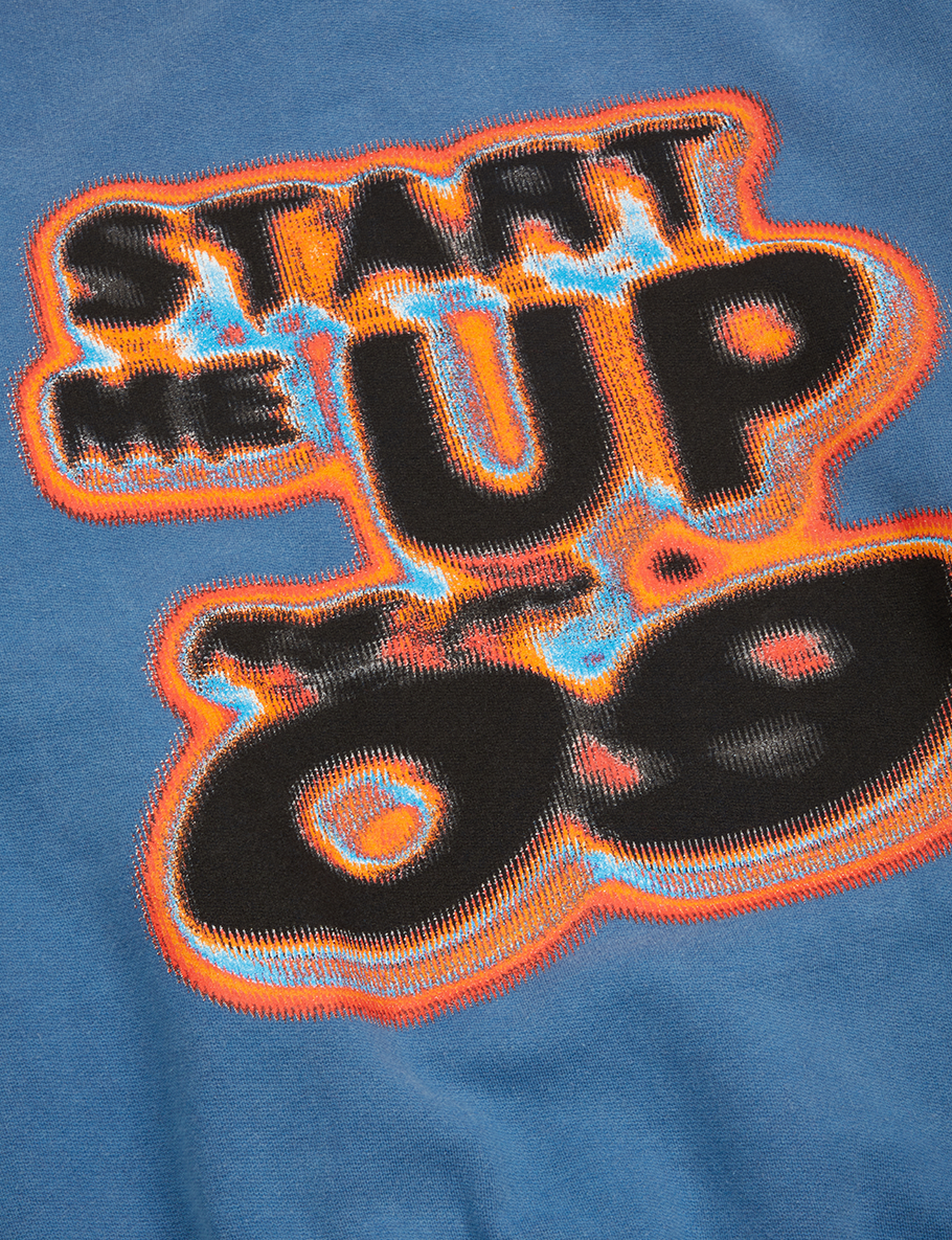 RS No. 9 Start Me Up Crewneck Front Detail