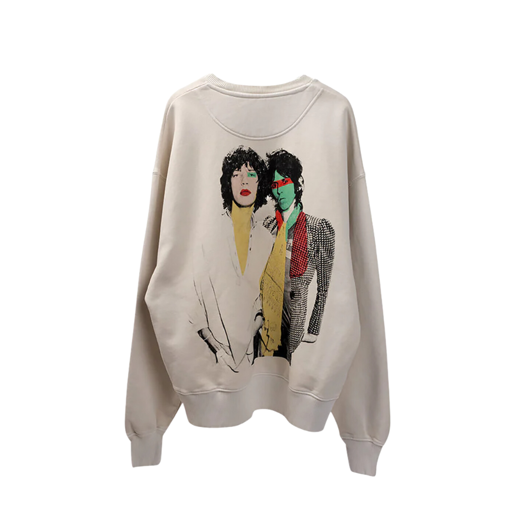 Mick & Keith Graphic Crewneck Back