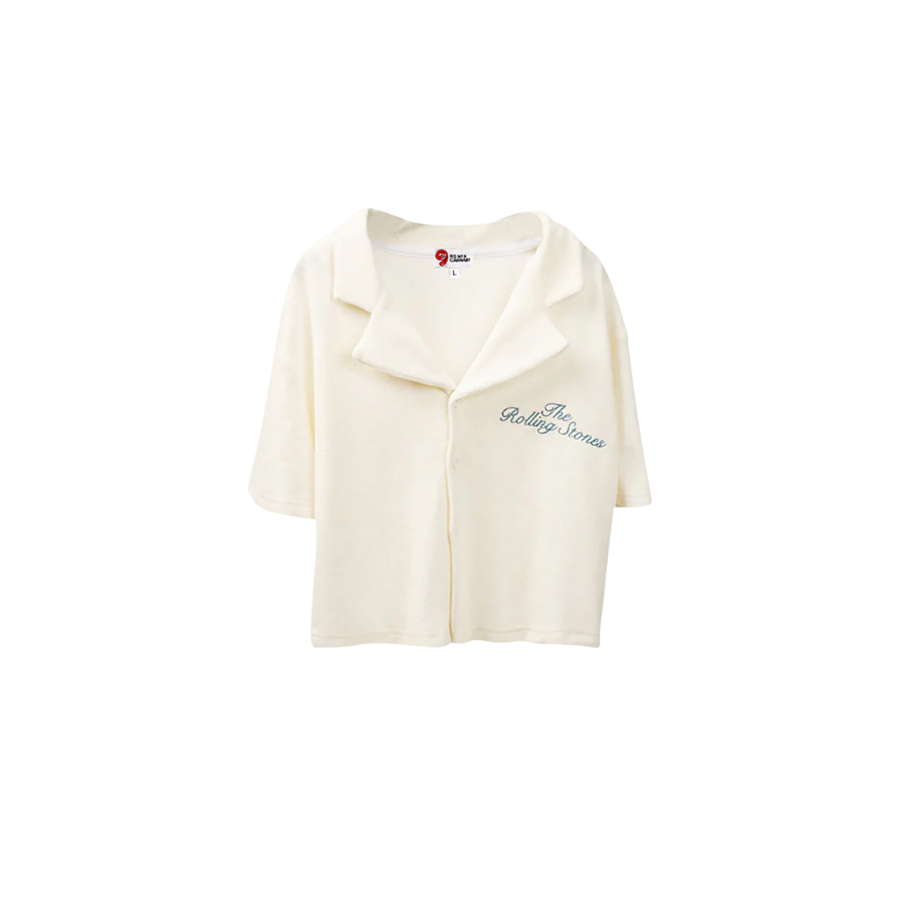 Embroidered Logo Collared Terry Shirt