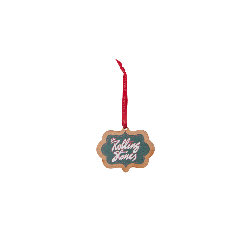 Rolling Stones Wooden Ornament