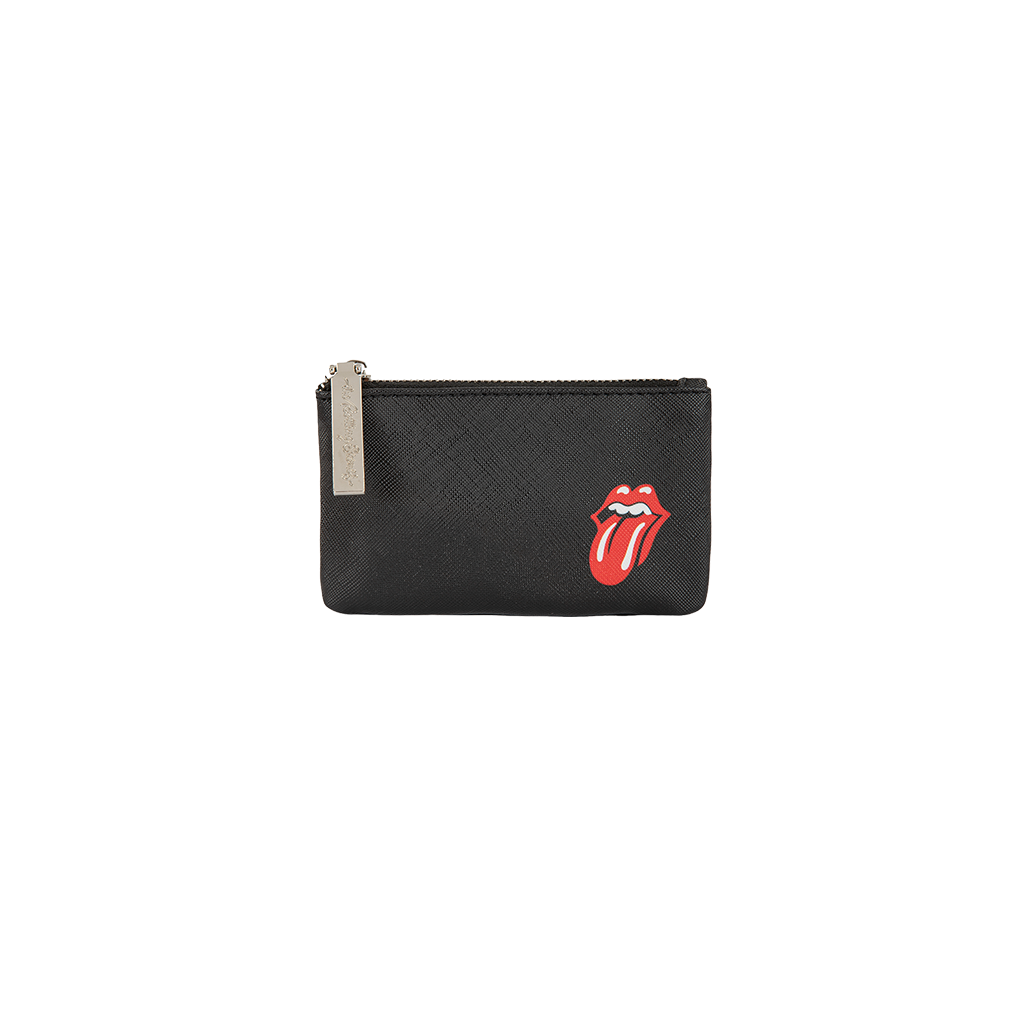 The Rolling Stones x Bugatti Black Coin Pouch