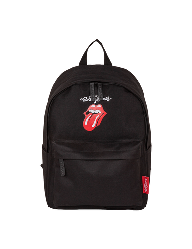 The Rolling Stones x Bugatti Tongue Logo Black Backpack