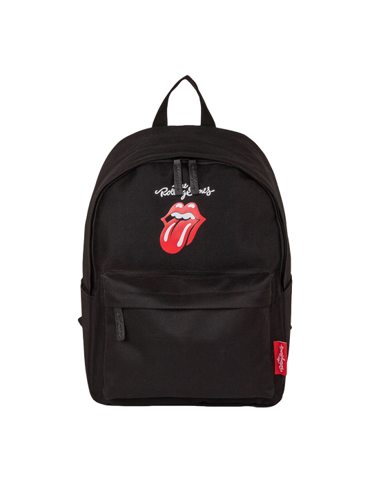 The Rolling Stones x Bugatti Tongue Logo Black Backpack
