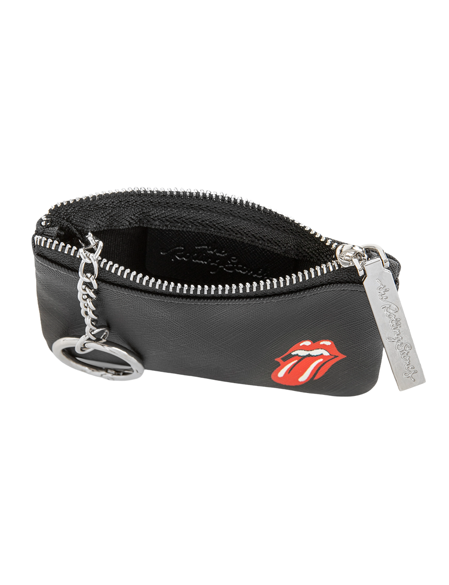 The Rolling Stones x Bugatti Black Coin Pouch Inside