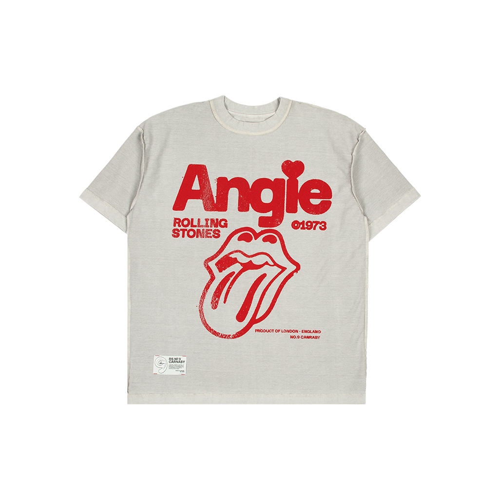 ANGIE INVERTED WHITE T-SHIRT