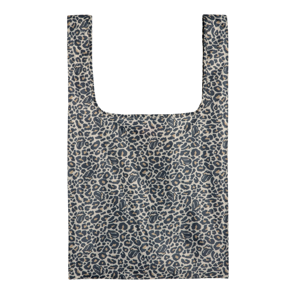 Packable Tote - Animal Print Unfolded