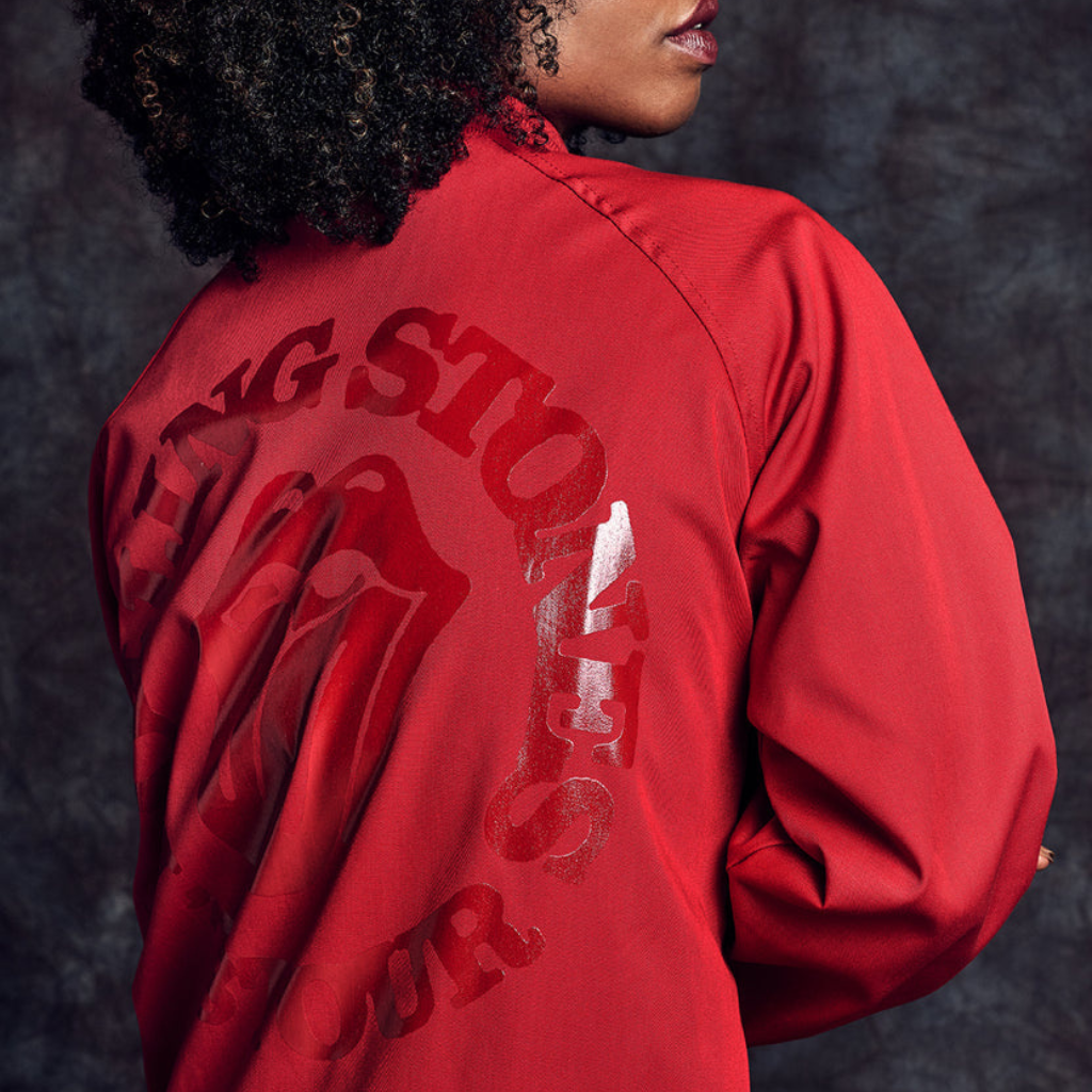 Stones Red 79 Bomber Jacket Back