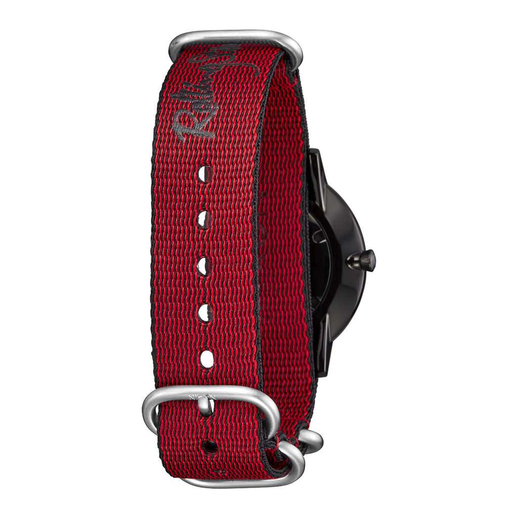 Stones x Nixon 20mm Recycled Nato Band - Red Back