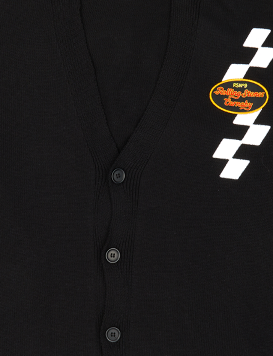 Stones Racing Logo Cardigan Front Design