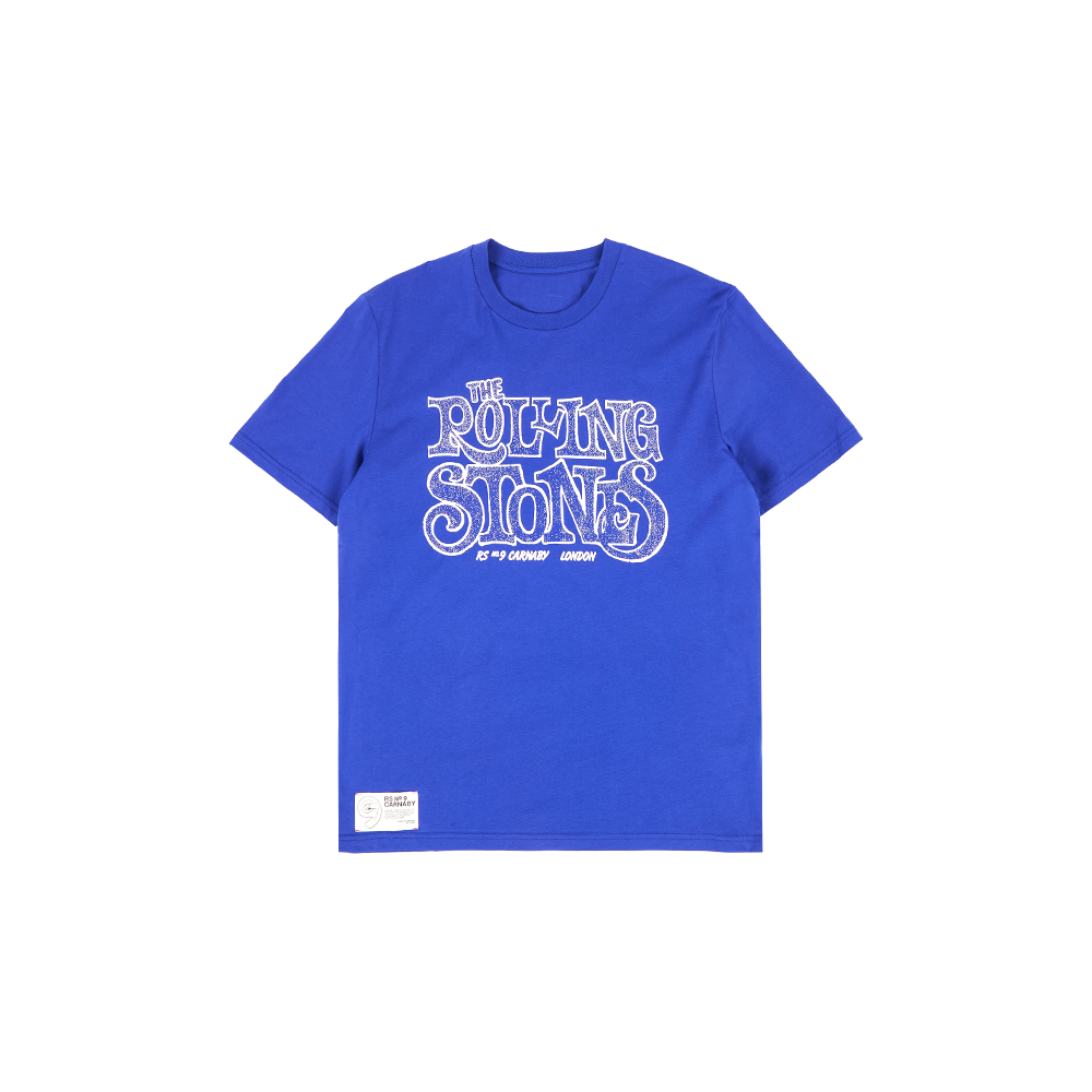 Stones Bubble Logo Navy T-Shirt Front