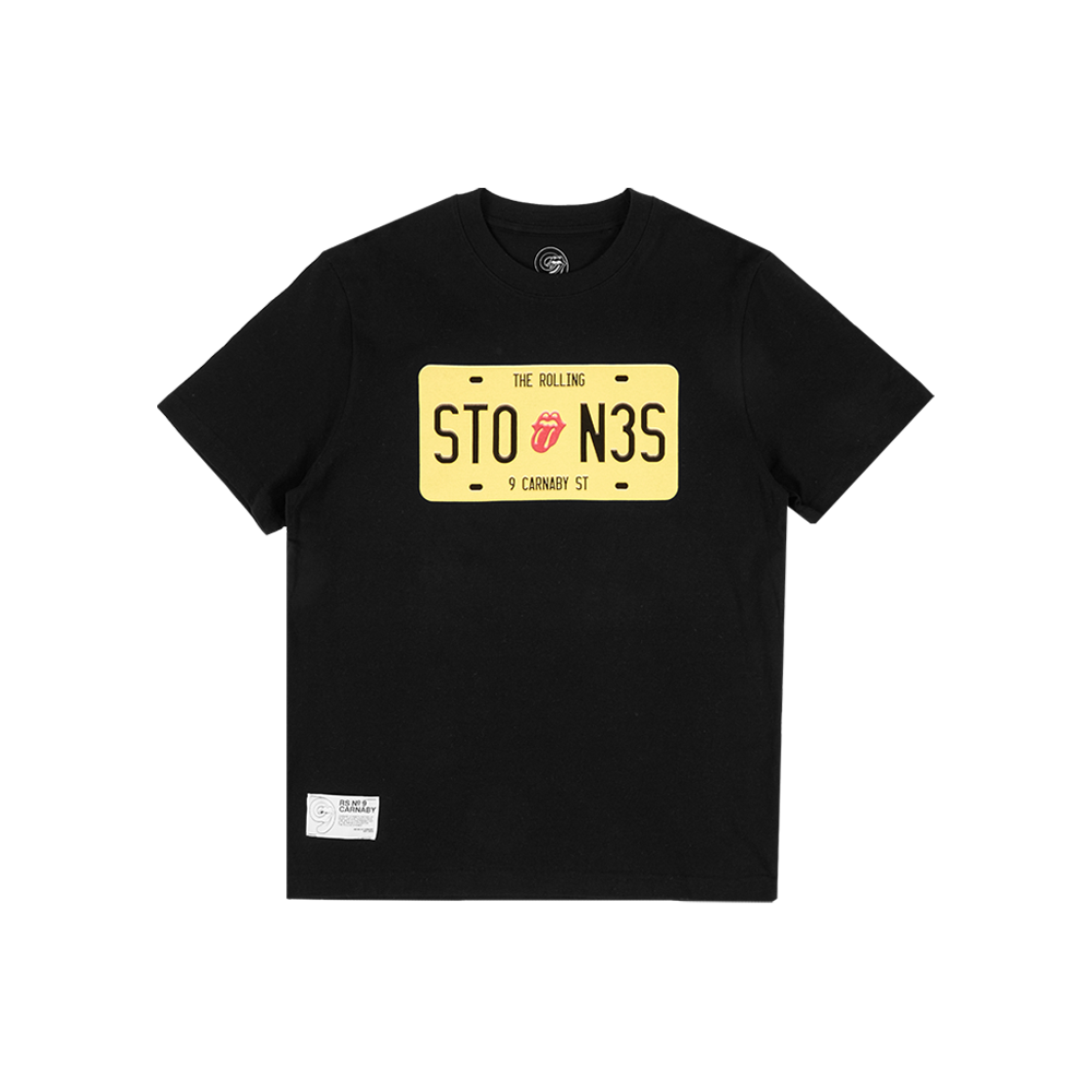 Stones License Plate T-Shirt Front