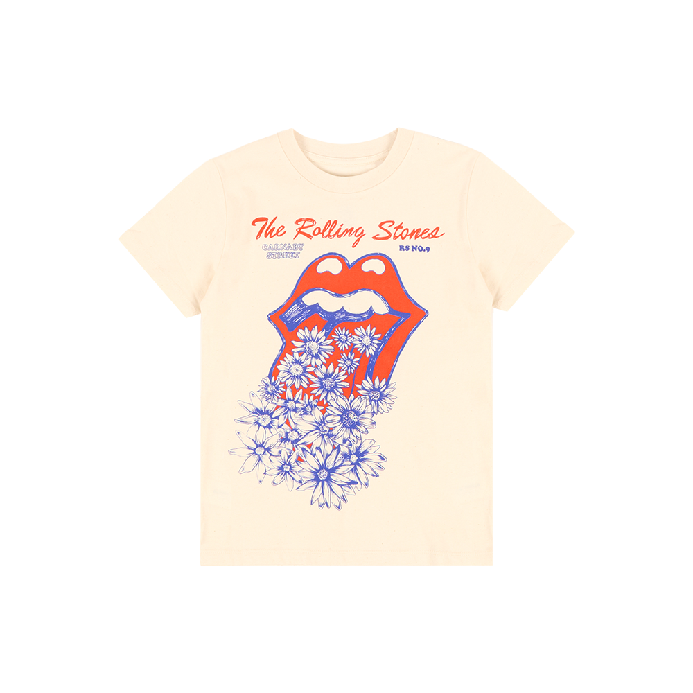 Kids Floral Tongue T-Shirt Front 