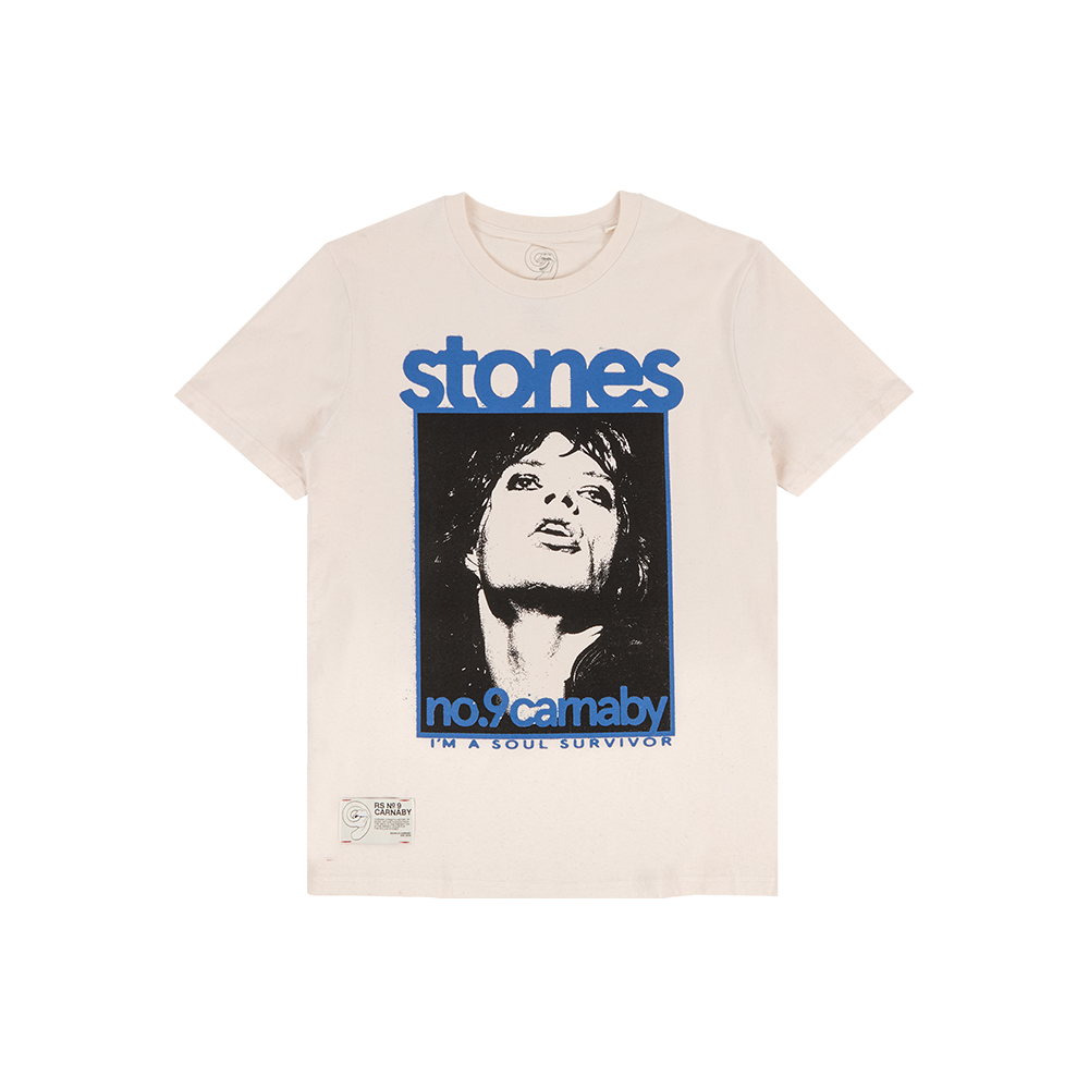 Mick RS No. 9 White T-Shirt Front 