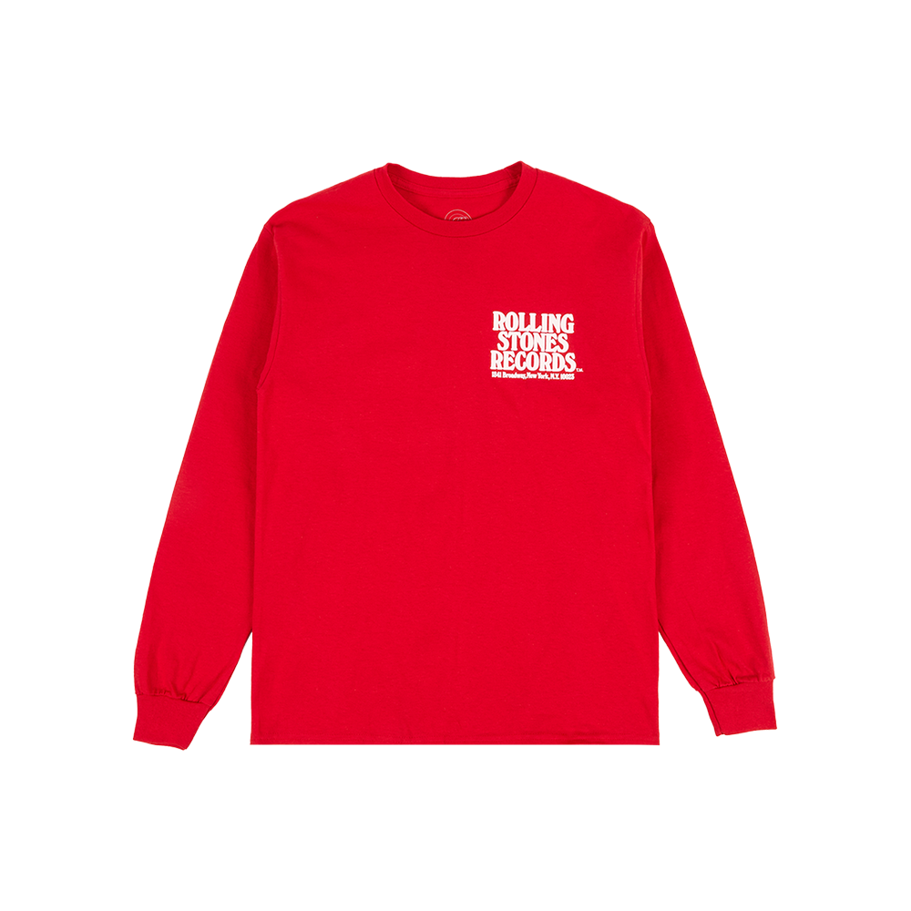 You Can't Always Get What You Want Red Longsleeve T-Shirt Front 