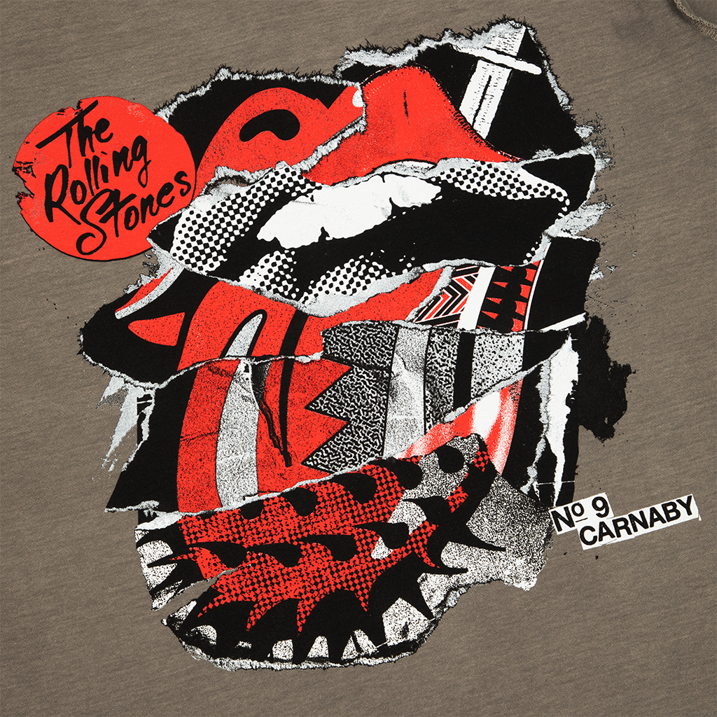 ERAS COLLAGE TONGUE INVERTED T-SHIRT Detail