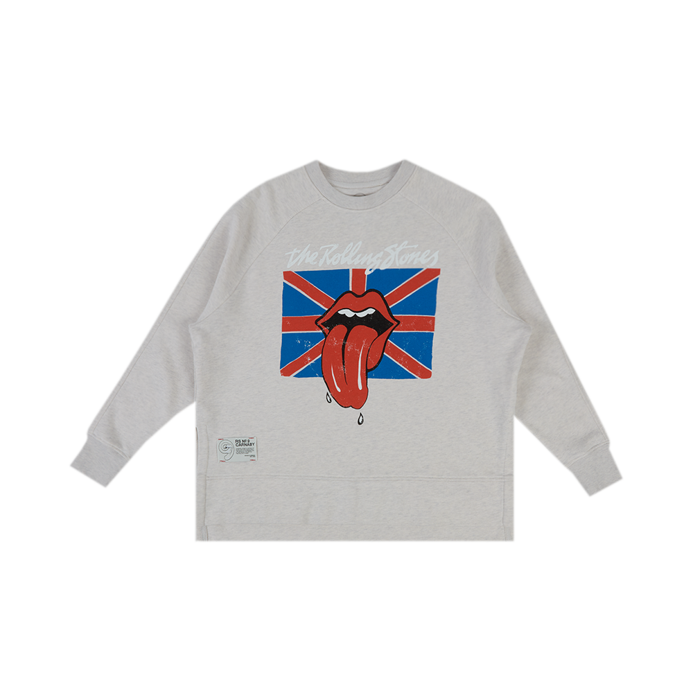 Retro 73 Stones Side Slit Crewneck Front 