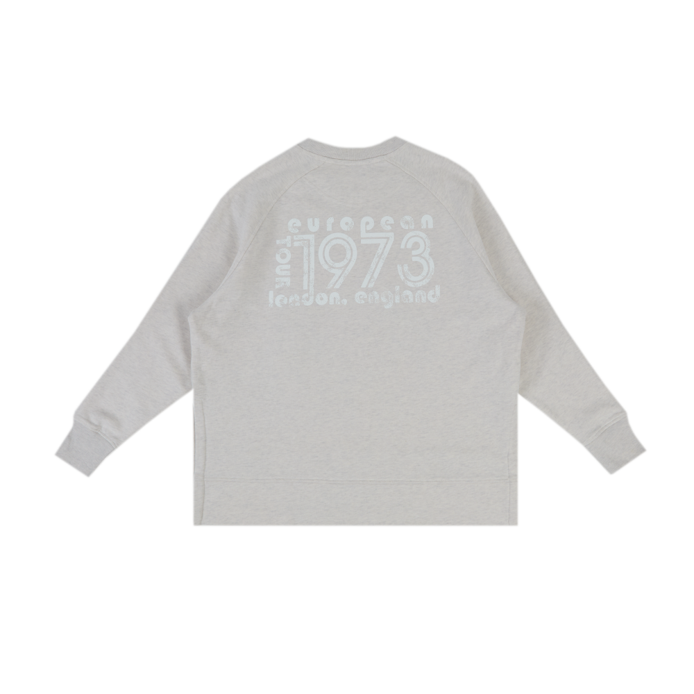 Retro 73 Stones Side Slit Crewneck Back