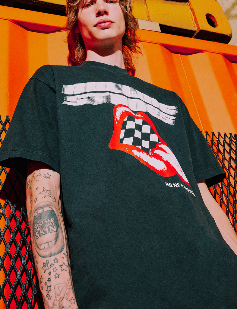 Rolling Stones Checkered T Shirt RS No. 9 Carnaby St