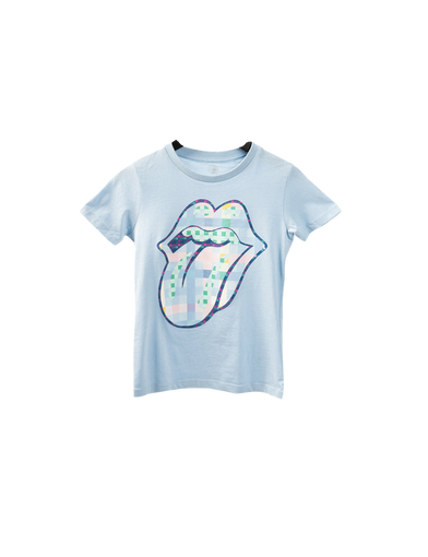 Gingham Tongue Kids Graphic T-Shirt Front 