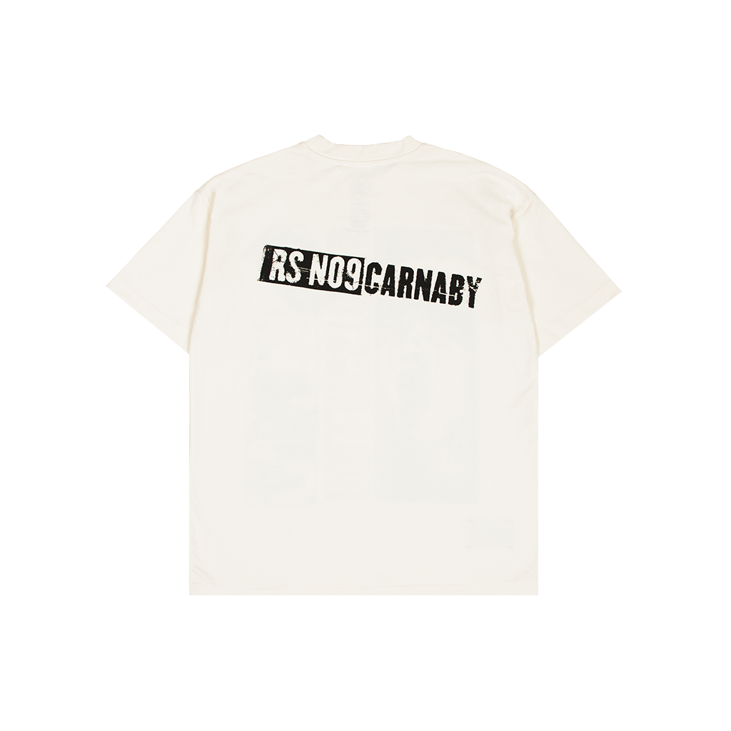 RS NO9 WHITE GRAPHIC T-SHIRT Back