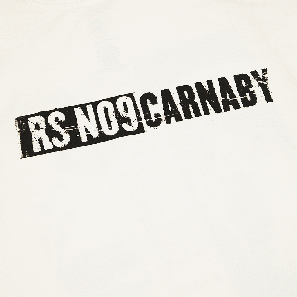 RS NO9 WHITE GRAPHIC T-SHIRT Back Graphic