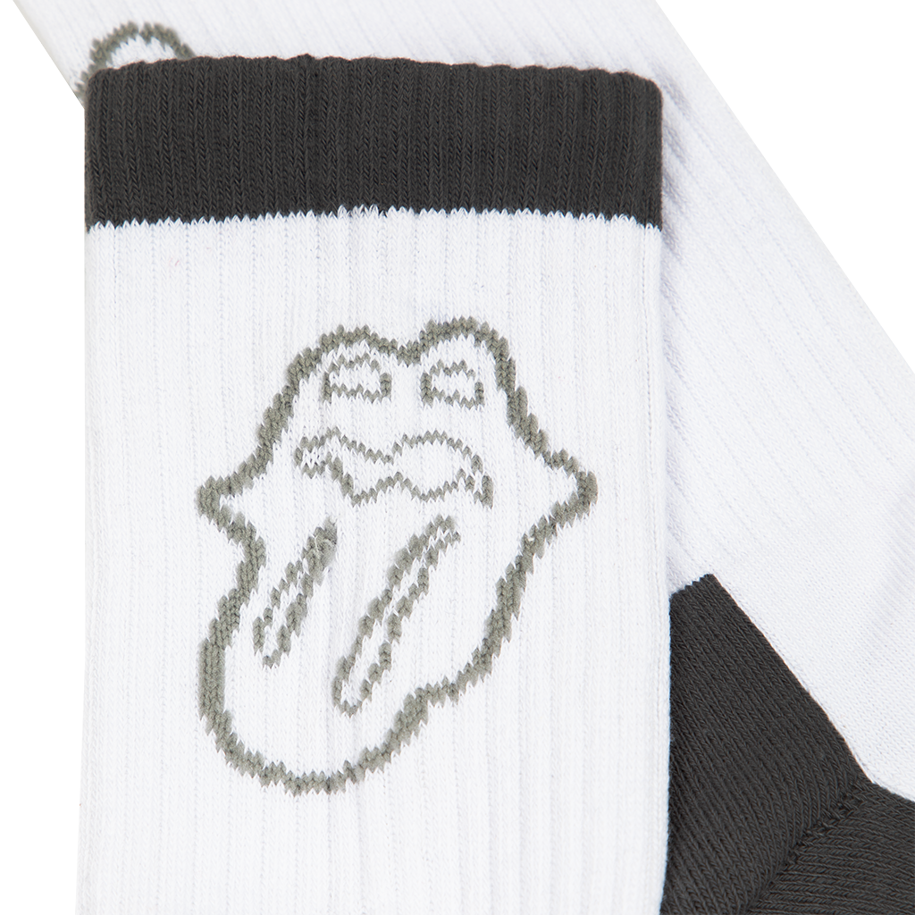 TONGUE LOGO GREY MID SOCKS Detail