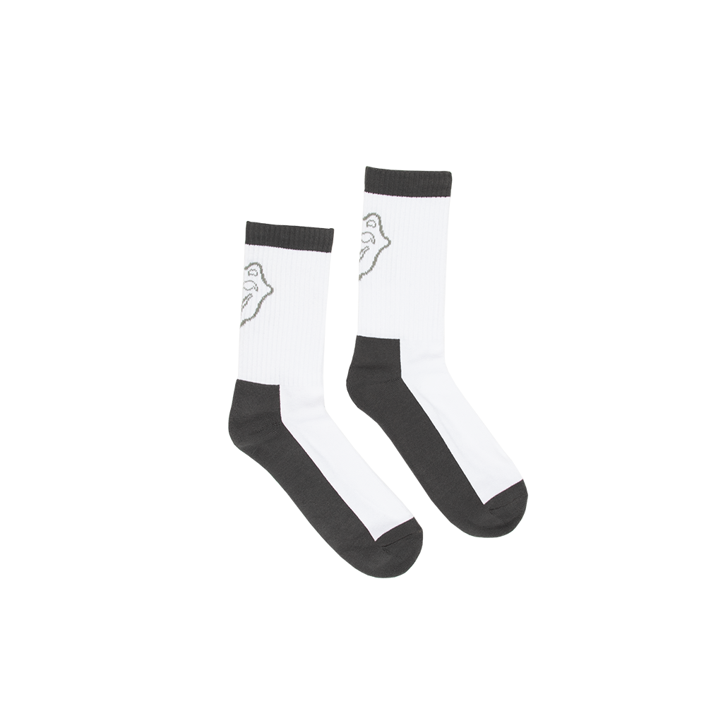 TONGUE LOGO GREY MID SOCKS