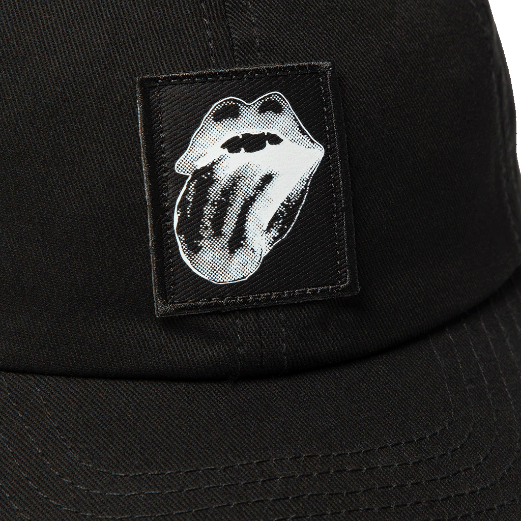 BLACK PATCH DAD HAT Front Detail