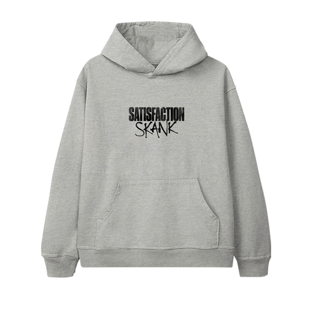 Rolling Stones x Fatboy Satisfaction Skank Grey Hoodie Front