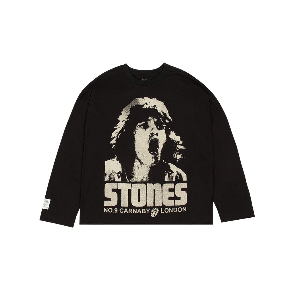 MICK JAGGER BOXY FIT LONGSLEEVE T-SHIRT