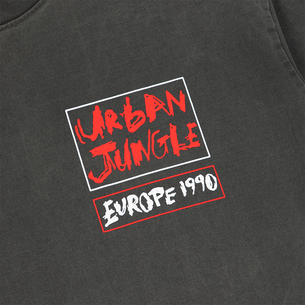 URBAN JUNGLE CHARCOAL '90 TOUR T-SHIRT Front Detail