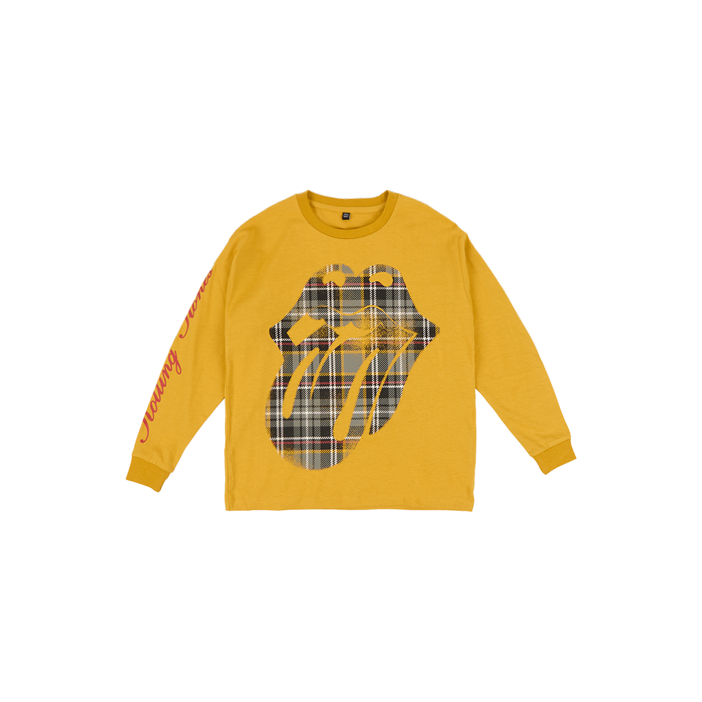 Kids Lick Yellow Longsleeve Front