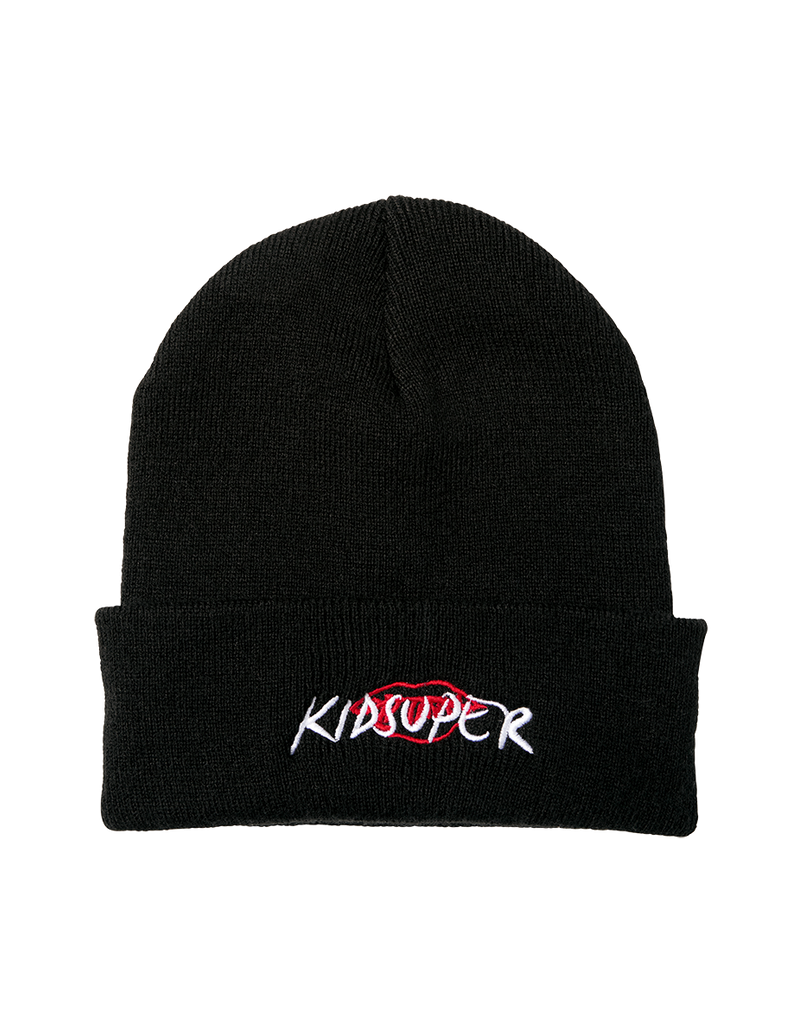 RS No. 9 x KidSuper Double Sided Lips Beanie Front