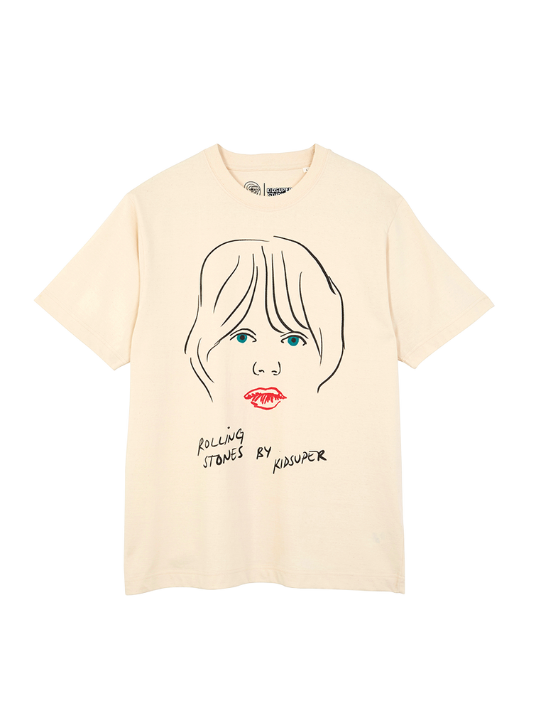 RS No. 9 x KidSuper Mick Sketch Natural T-Shirt (eCommerce Exclusive)