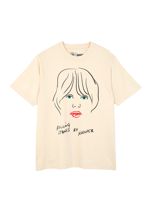 RS No. 9 x KidSuper Mick Sketch Natural T-Shirt (eCommerce Exclusive)