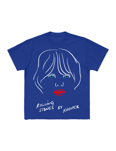 RS No. 9 x KidSuper Mick Sketch Blue T-Shirt (US Exclusive)