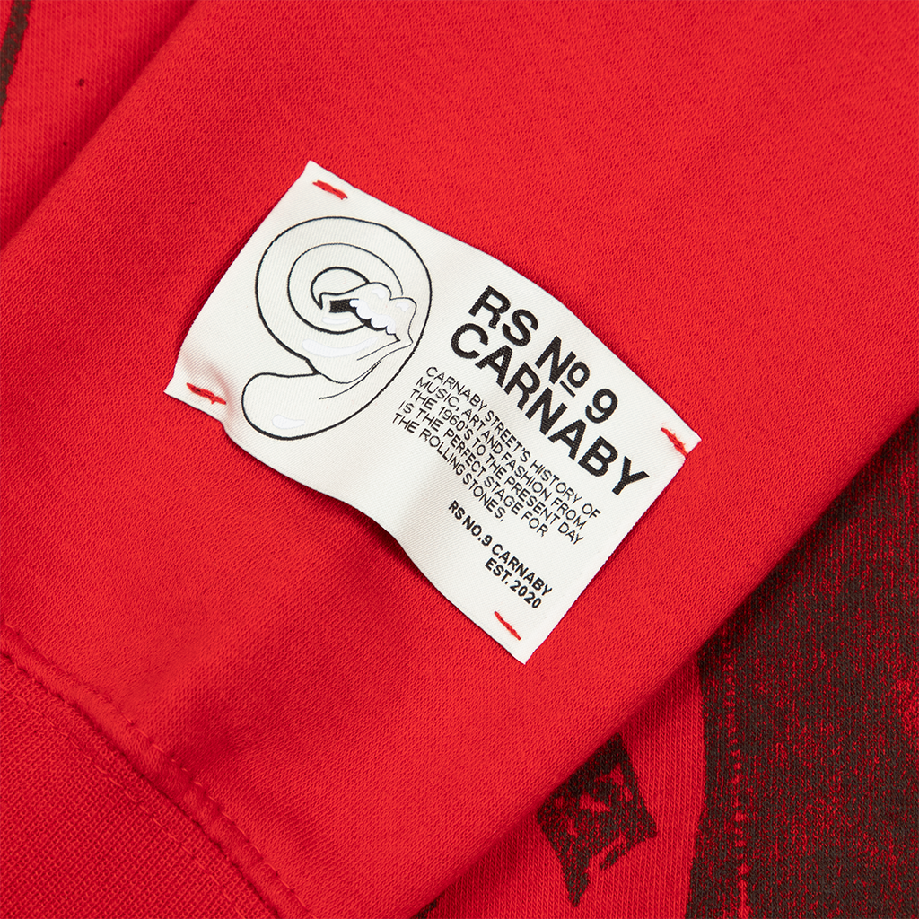 JAGGER RED CREWNECK Tag